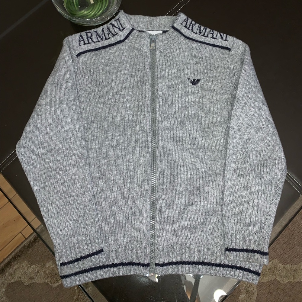 Armani Junior Wool Boy Sweater Size 3